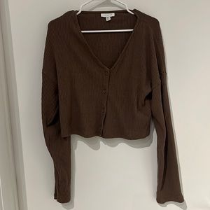Topshop Cropped Cardigan | Size UK M US 8-10